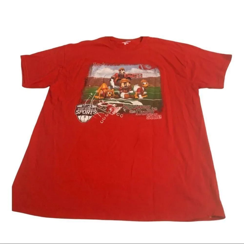 Vintage Disney Football themed T-shirt